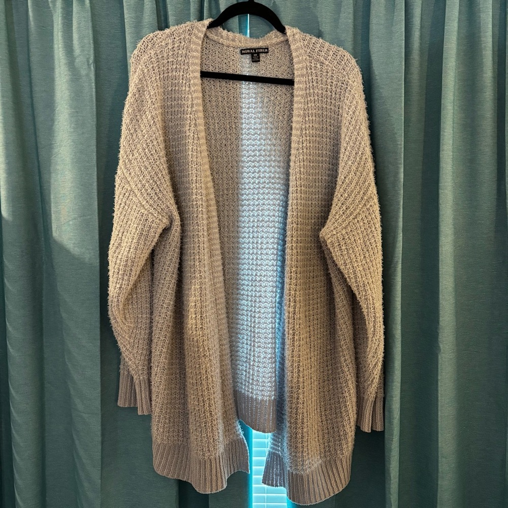 Moral Fiber • Blue & White Cardigan